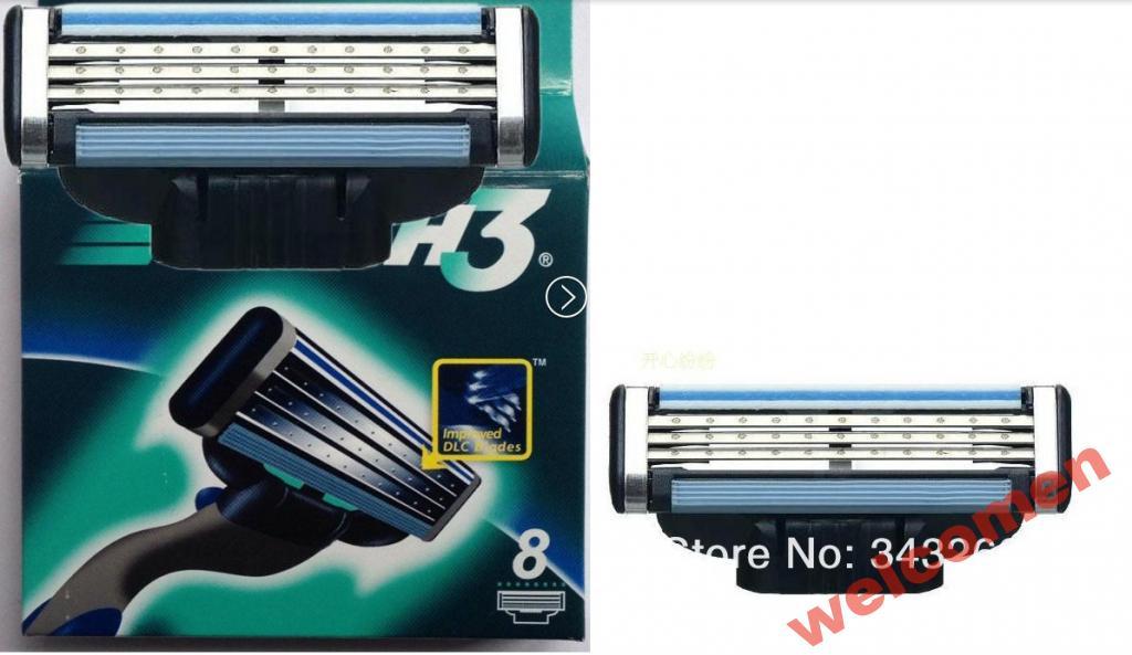 ЛЕЗВИЯ  gillette 8 ШТУК MACH 3 