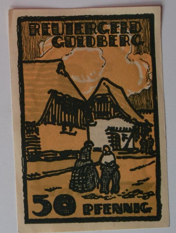 Нотгельд Германия Goldberg 1922 г 50 пфенингов