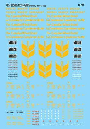 9мм (N) Microscale Декаль для зерновых хопперов Canadian Wheat