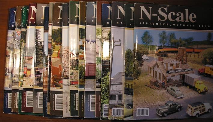 Подборка из 17 журналов N scale с 2007-2010 год