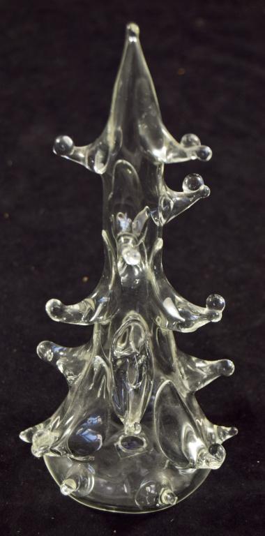 Оригинальная стеклянная статуэтка «Ёлочка». Европа.  Арт. 10Пк0176