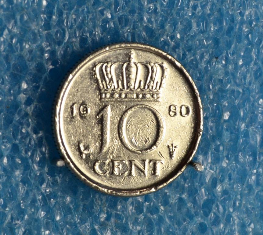 Нидерланды 10 Сантим 1980 г.  Лот № 0905