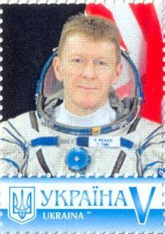 Украина 2016, Персональная марка, Космос, Американский астронавт, 1м