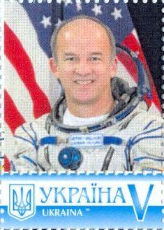 Украина 2016, Персональная марка, Космос, Американский астронавт, 1м