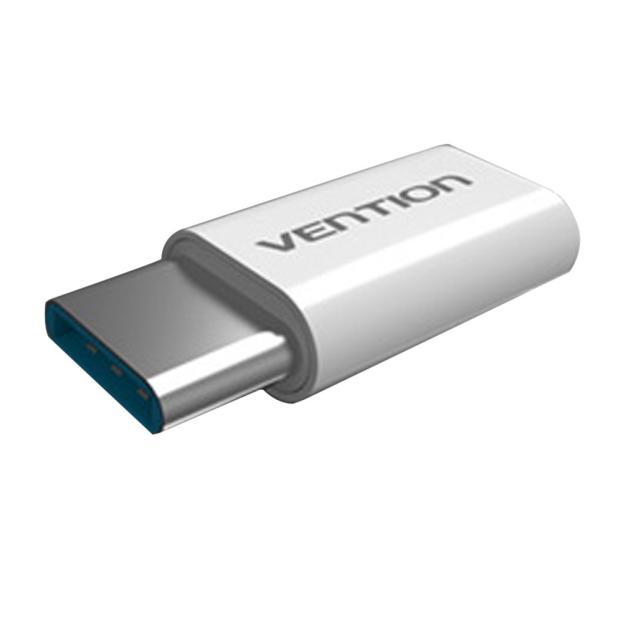 VENTION  Type-C / Micro USB  адаптер белый