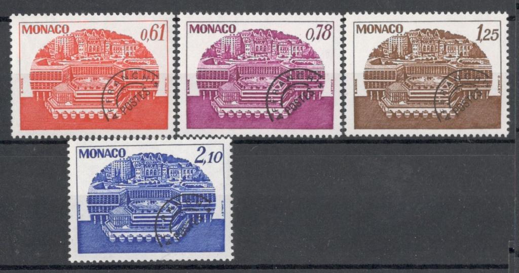 Монако, 1978, № 1321-1324, € 3, MNH, полн.