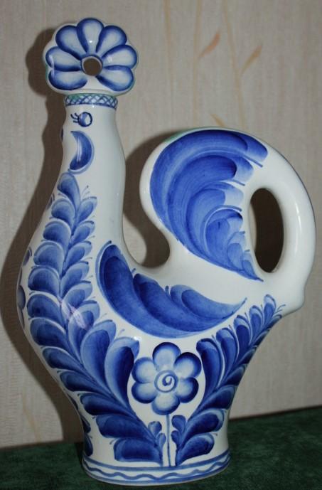 "Петух" кувшин штоф ЗИК Конаково