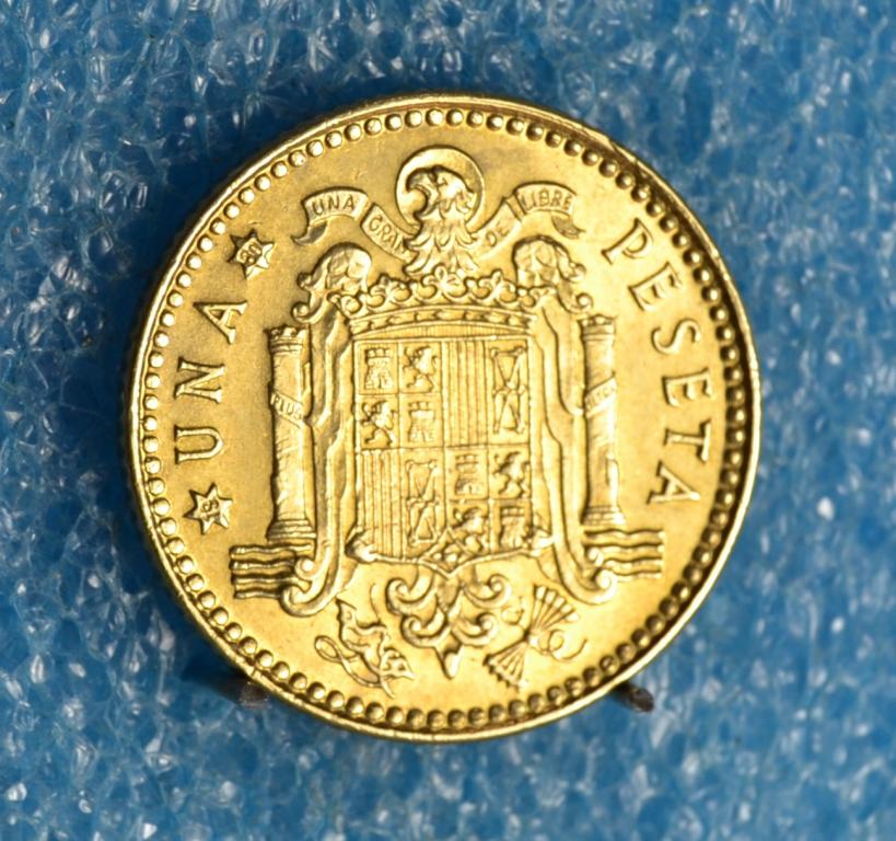 Испания 1 Песета 1975 г."80"  Лот № 1601