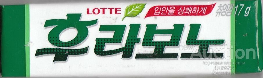 Жевательная резинка Flavono. LOTTE. Ю.Корея