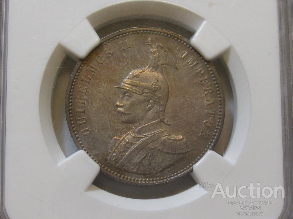 НЕМЕЦКАЯ ВОСТОЧНАЯ АФРИКА 1 РУПИЯ 1911-J NGC AU