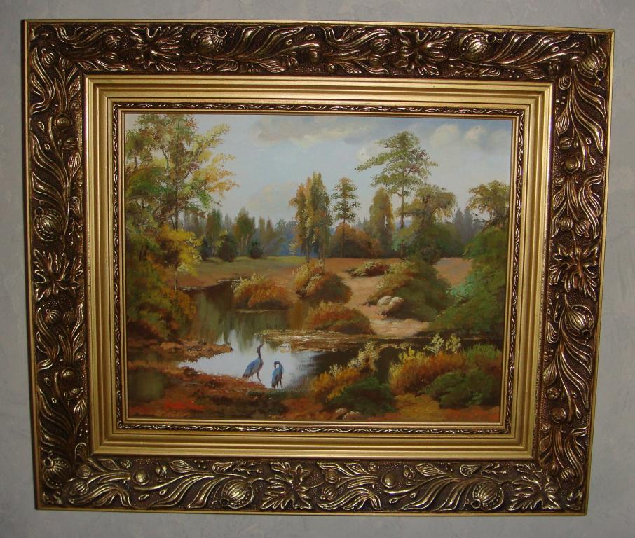 Картина "ЦАПЛИ" С. ВЕРЯСОВ 2005 год
