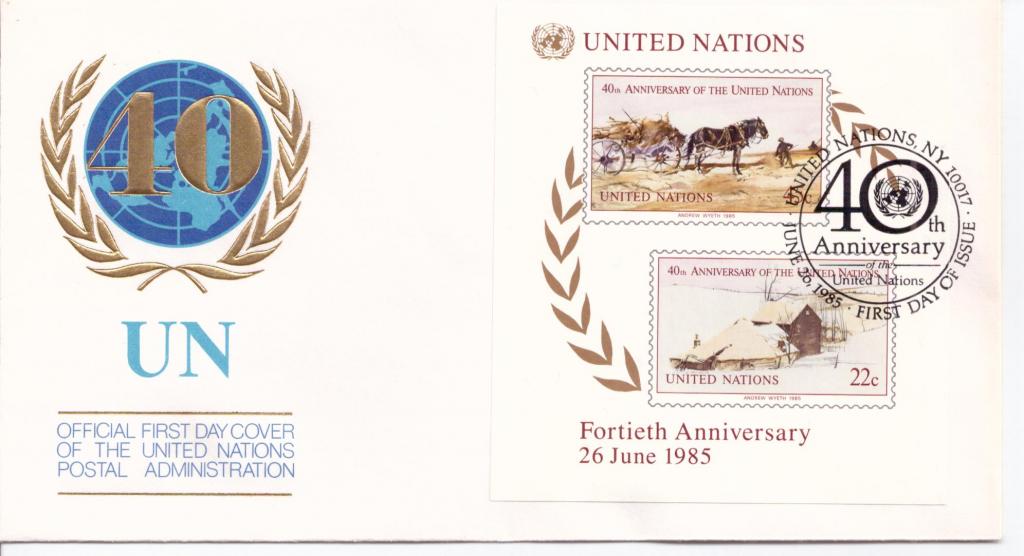 Оон 1985. Почтовая администрация ООН. ООН В России сообщение. Спецгашение ООН 25 центов 1970.