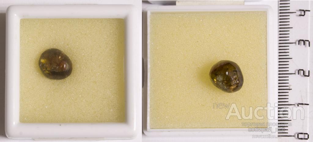 Андалузит. 7,4ct .  Чистота SI2. Галтовка № 10.18а