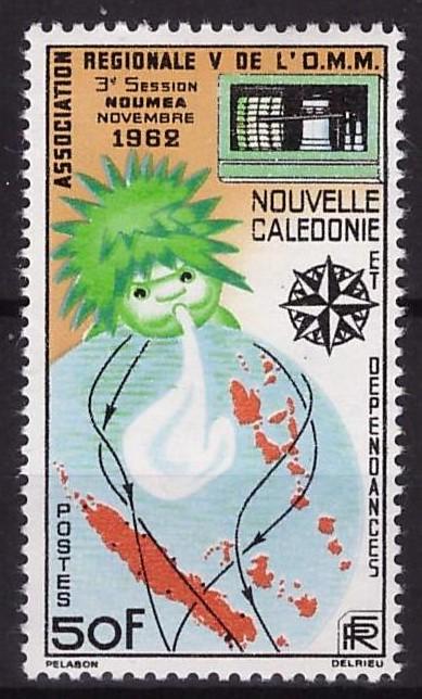 Новая Каледония, 1962, № 385, € 8, MNH, полн