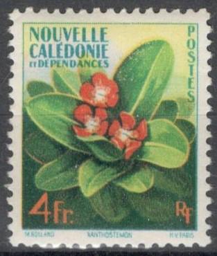 Новая Каледония, 1958, № 361, € 2 ,MNH, флора