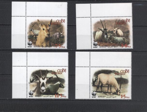 Иордания - 05  Фауна WWF  - Газели   - 4м  - 8э