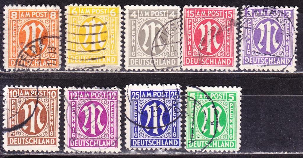 Германия, гаш, 1945-46 г., зубцы 11