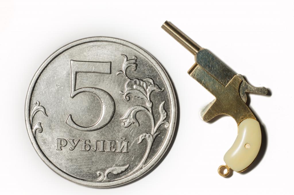 Самая маленькая в мире модель пистолета
