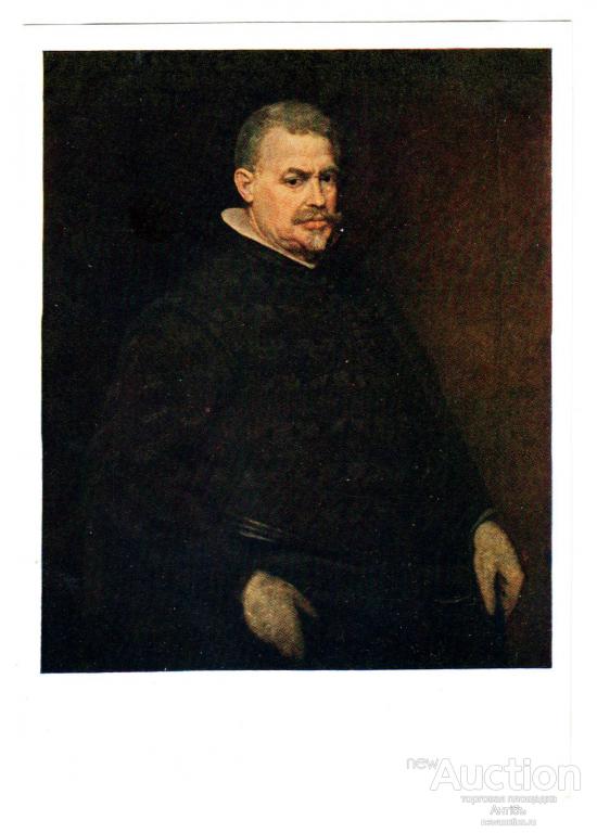 Живопись. Картина. Открытка. Диего Веласкес. Портрет Хуана Матеоса. 1956 год. (Альбом №1)