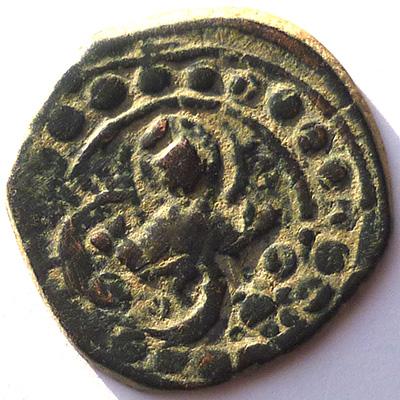 ВИЗАНТИЯ. АЛЕКСЕЙ I КОМНИН (1081-1118 г.) АНОНИМНЫЙ ФОЛЛИС.