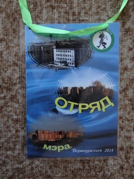Вымпел Отряд мэра Первоуральск 2014