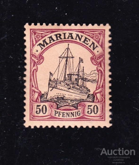 Ноhеnzоllеrn Oкeaния кoлoния МАRIANEN 50pf* 1901