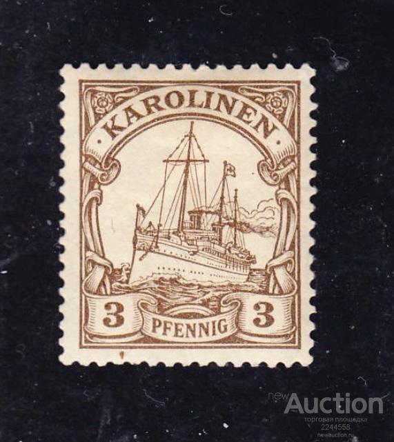 Ноhеnzоllеrn Oкeaния кoлoния KAROLINEN 3рf* 1901 II