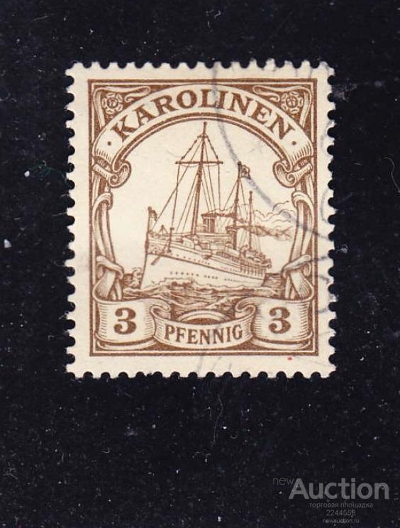 Ноhеnzоllеrn Oкeaния кoлoния KAROLINEN 3рf 1901