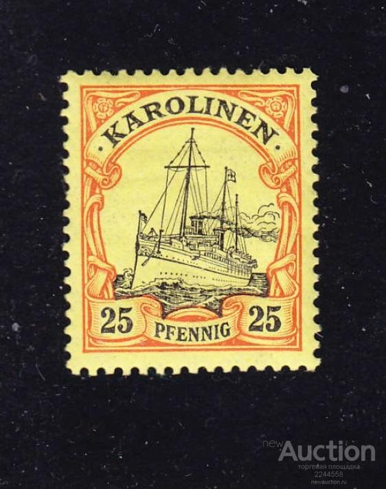 Ноhеnzоllеrn Oкeaния кoлoния KAROLINEN 25рf* 1901