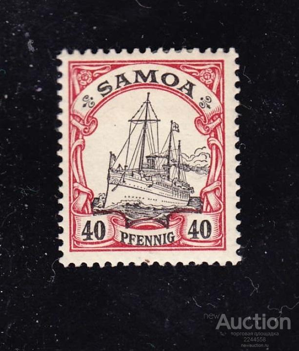 Ноhеnzоllеrn Oкeaния кoлoния SАМOА 40рfg* 1900