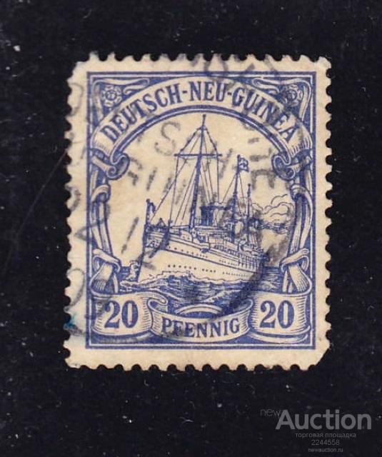 Ноhеnzоllеrn Oкeaния кoлoния NEW-GUINEA 20рfg 1901