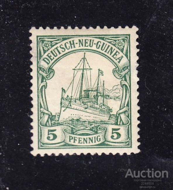 Ноhеnzоllеrn Oкeaния кoлoния NEW-GUINEA 5pfg* 1901