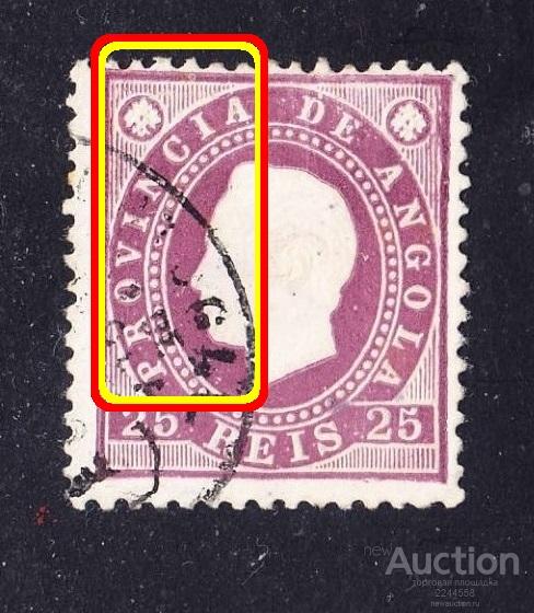 португальские провинции 1886 Luis I ANGOLA 25R
