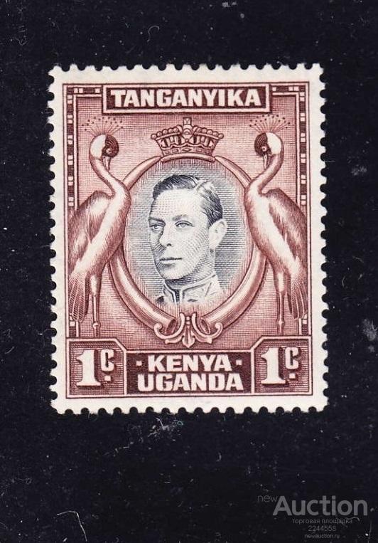 британская Aфpикa KGVI колония KUT 1с* perf.13¼х13¾ 1951