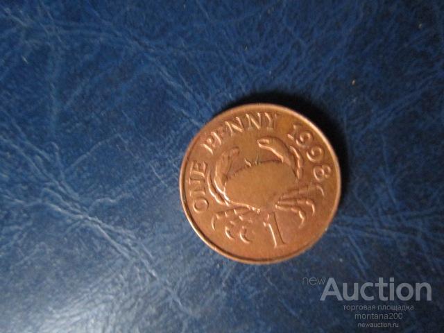гернси 1 пенни 1998 !!!
