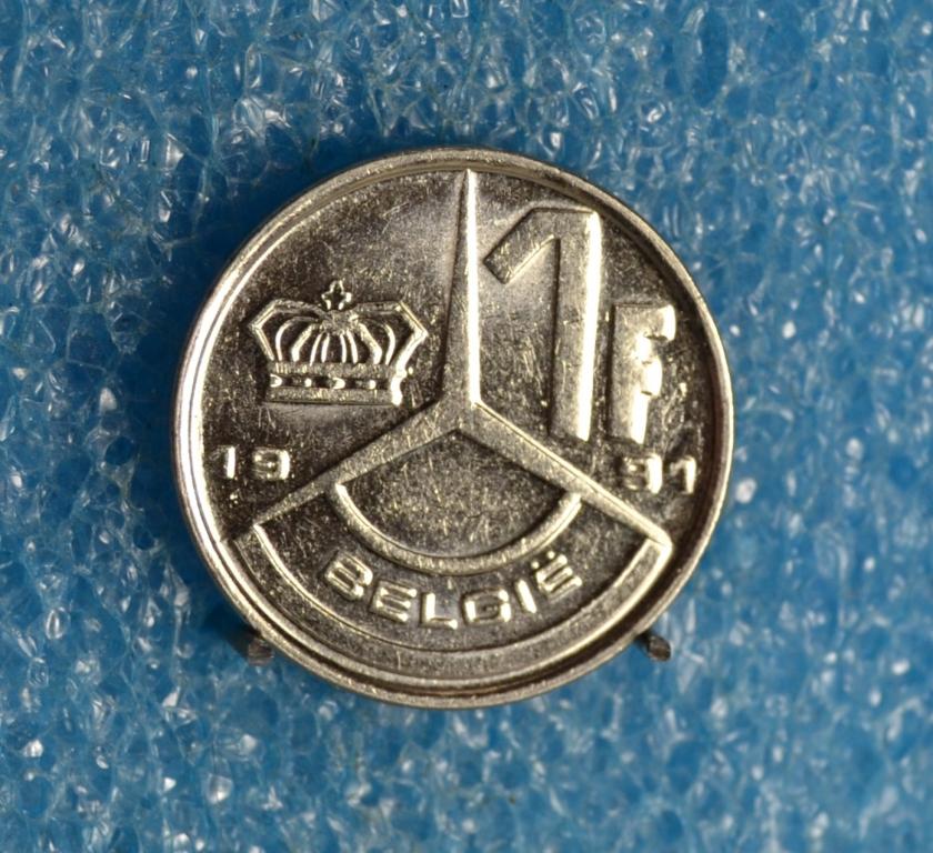 Бельгия 1 Франк 1991 г. (BELGIE) Лот № 1790
