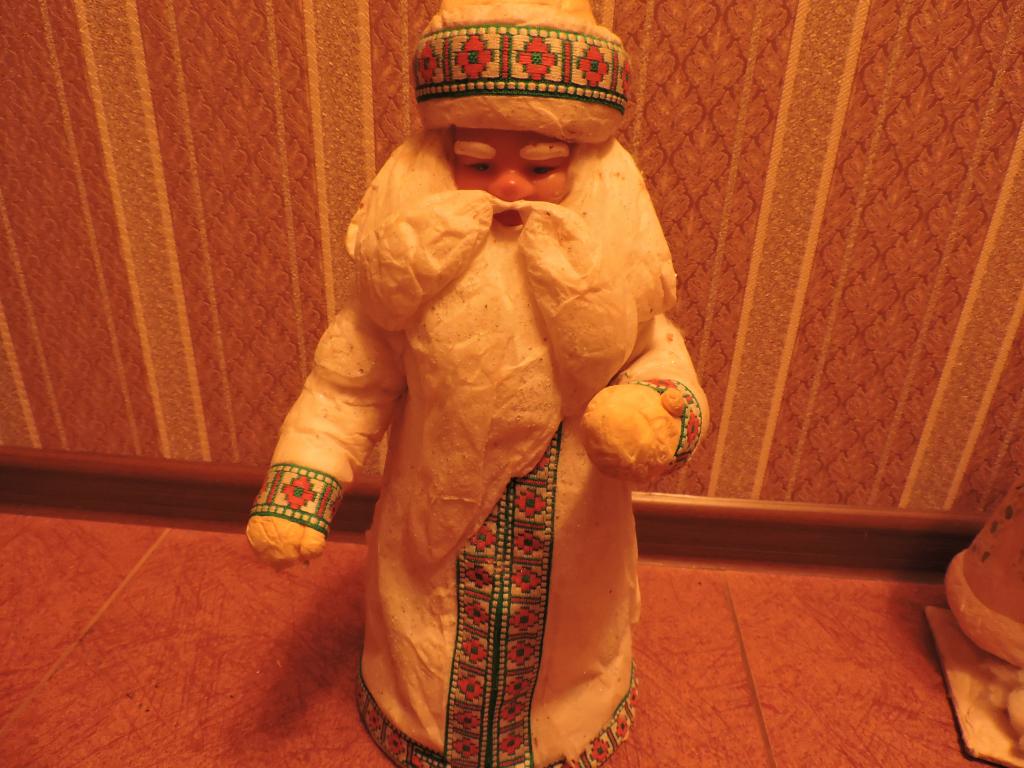 Дед мороз ватный СССР