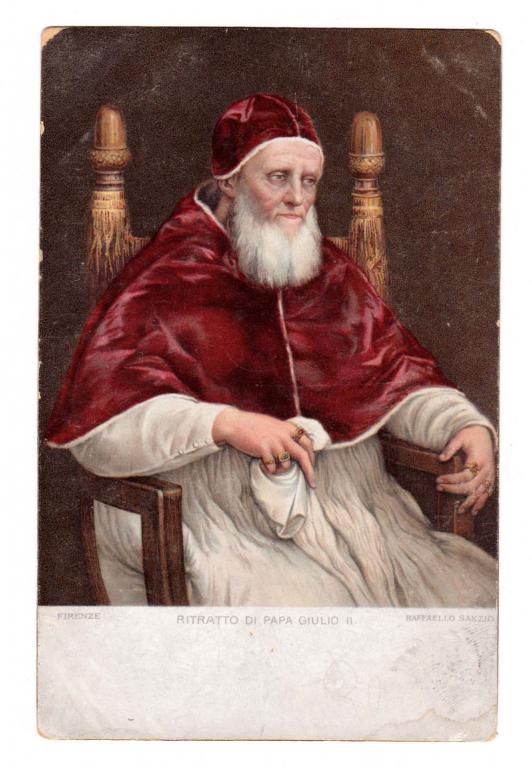Портрет Папы Юлия II. RAFFAELLO SANTI.