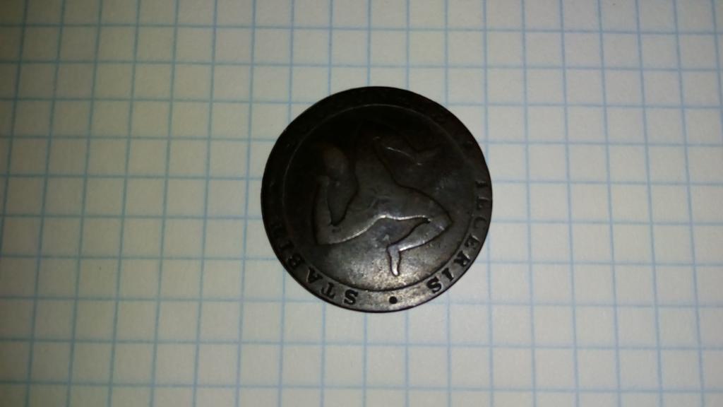 Мэн 1/2 пенни 1831   2