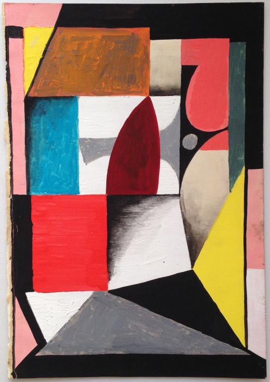 ВОЙТИНСКАЯ Н.С. "АБСТРАКТНАЯ КОМПОЗИЦИЯ" 50-е