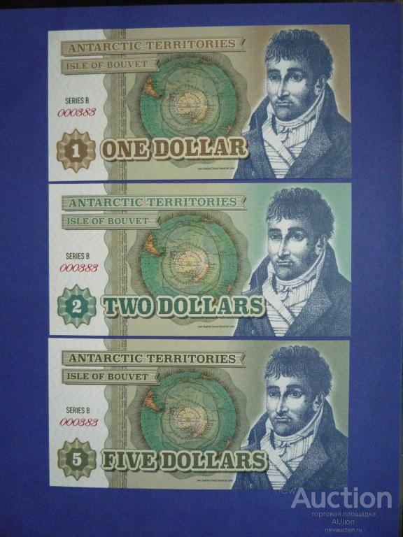 Буве остров 2014 г. 6 шт. Фауна, птицы, животные. UNC Пресс