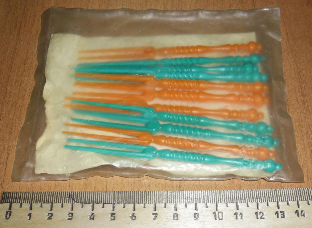 Вилочки для бутербродов и десерта из СССР в упаковке 11 штук