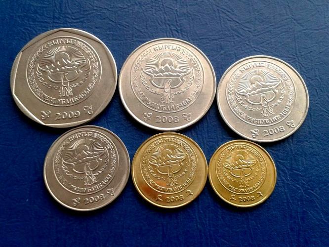 Современные монеты киргизии