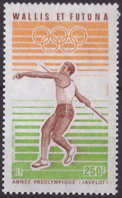 Уоллис и Футуна, 1983, № 444,  € 7 , MNH, авиа, полн., спорт, олимпиада