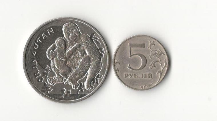 1 доллар Сьерра Леоне 2010 Орангутан