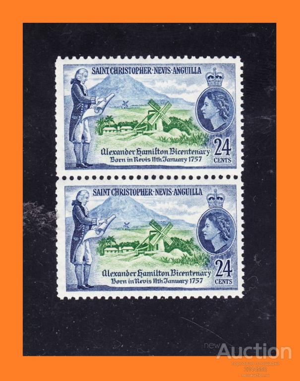 British Commonwealth QEII 1957 CARIBIAN cepия 24с**
