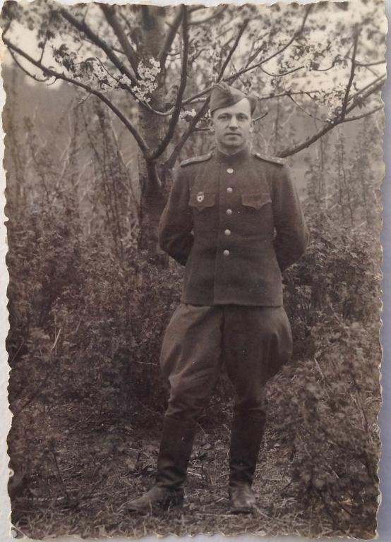 ГВАРДЕЙСКИЙ ОФИЦЕР  НОВЕЧЕНКО  С.К. МАЙ 1945 ГОД ! ОКОНЧАНИЕ ВОЙНЫ! ЛАТВИЯ !