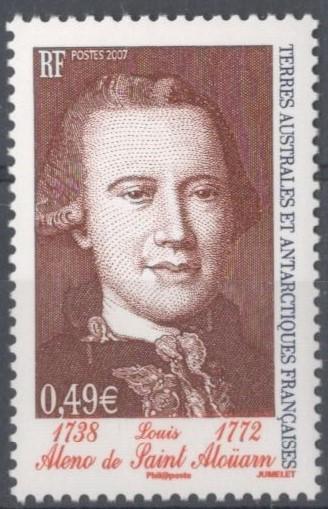 TAAF,2007, № 606, € 1,2 , MNH, полн., выдающиеся личности