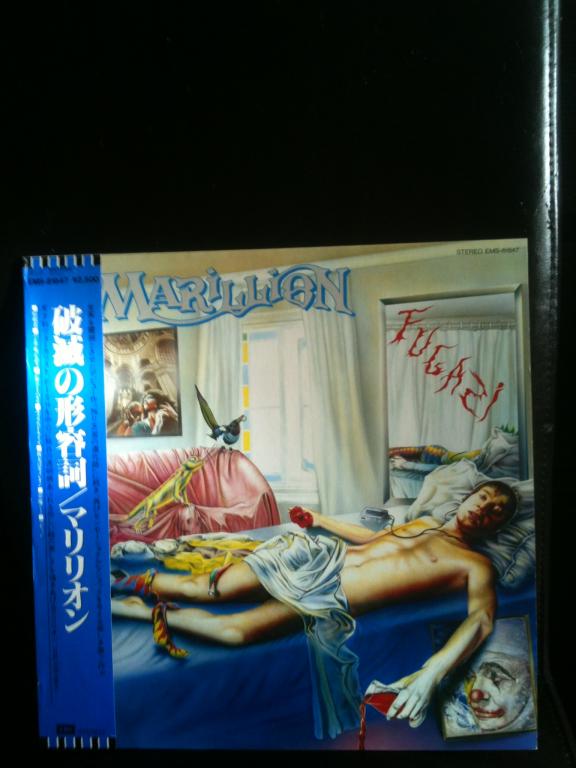 Пластинка Marillion Fugazi 1984 Japan OBI original