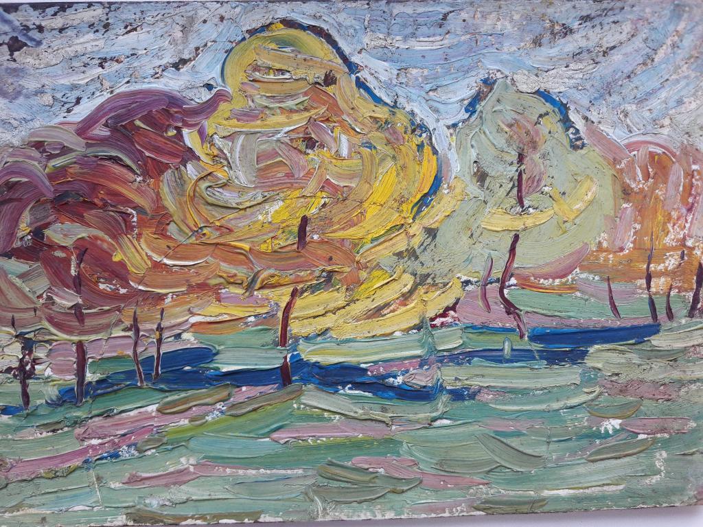 Лапшин С.А. "Осенние деревья" (1967)
